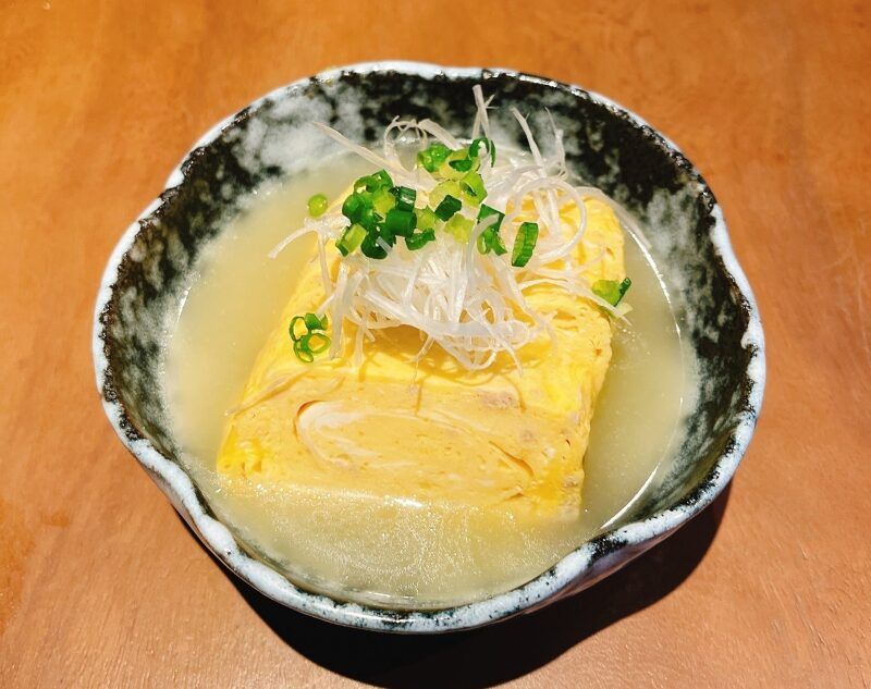鶏あんかけ玉子焼き